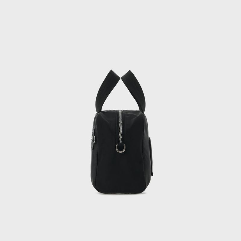 Lettering Cross Tote Bag (Black)