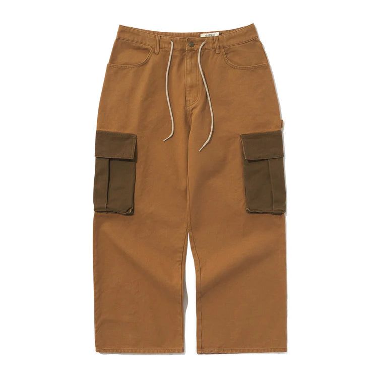 BSRABBIT(ビエスラビット)の「WORK WIDEFIT HEAVY CARGO PANTS BROWN(Pants)」