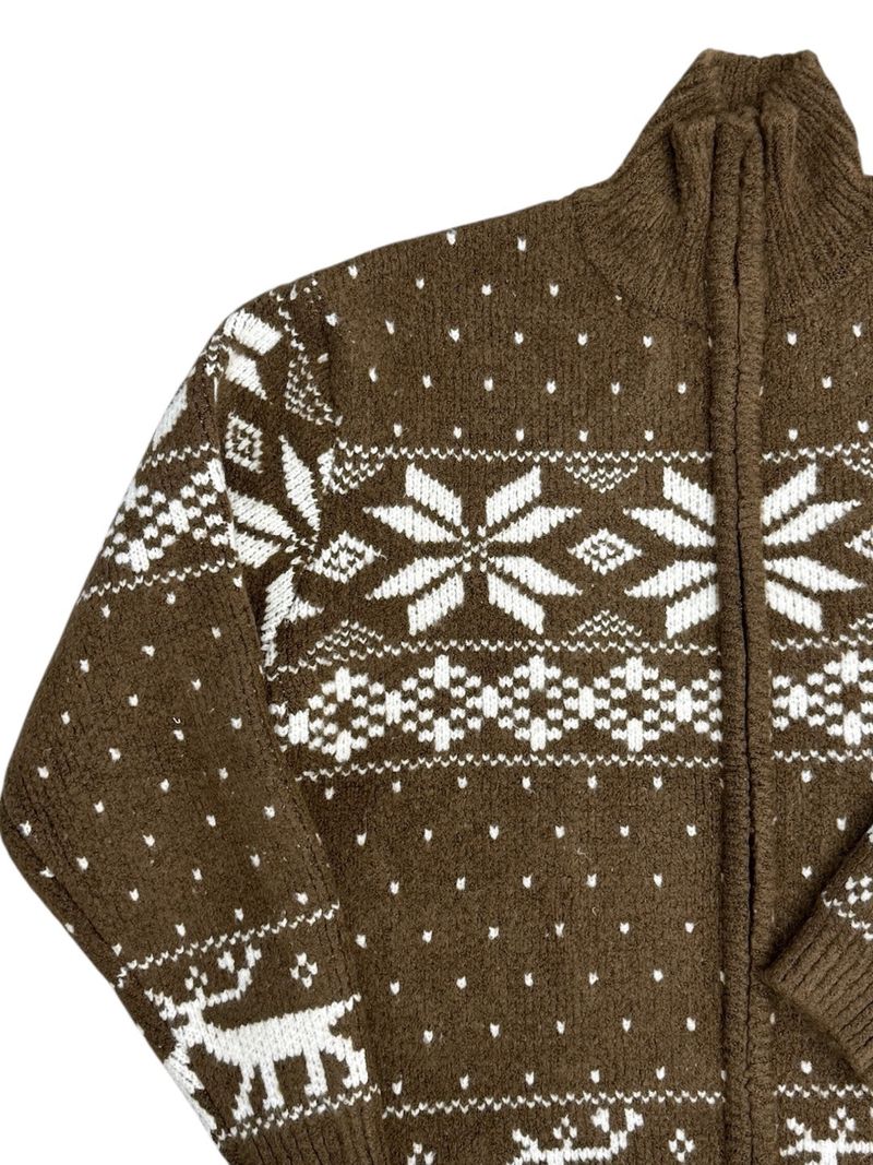 Nordic Two-Way Knit Zip-Up (3 Colors)