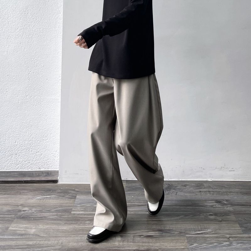 Draped Silhouette Trousers