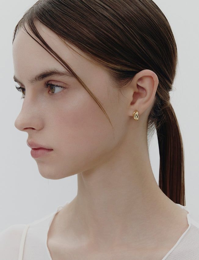 26SS★ Truvion Hoop Earrings