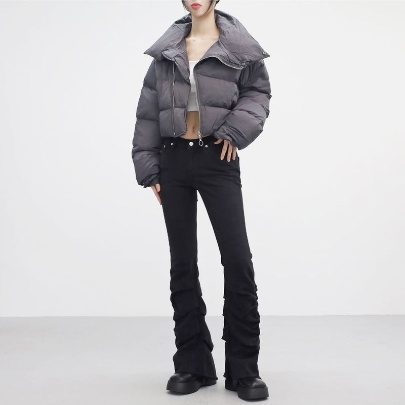 Tosco Shirring Bootcut Pants