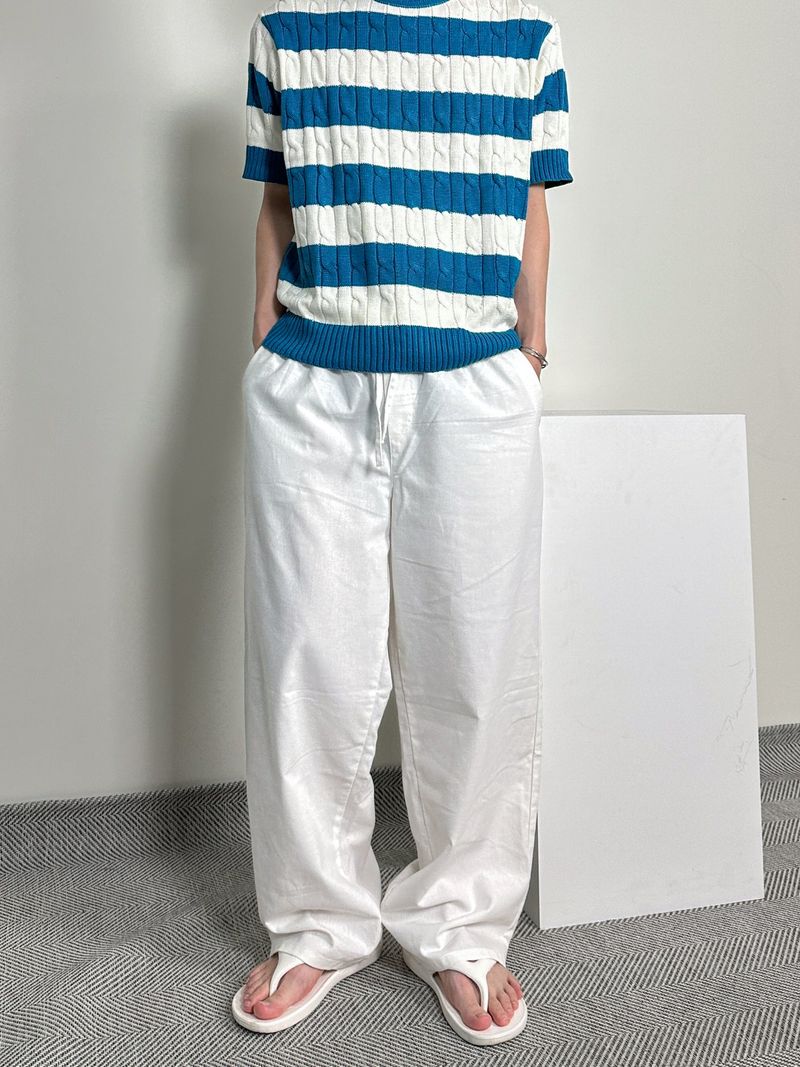 Los Linen wide pants