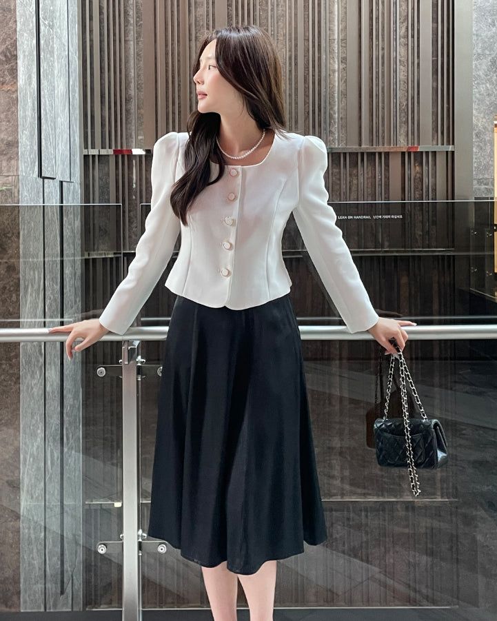 Mazel Square Puff Crop Jacket