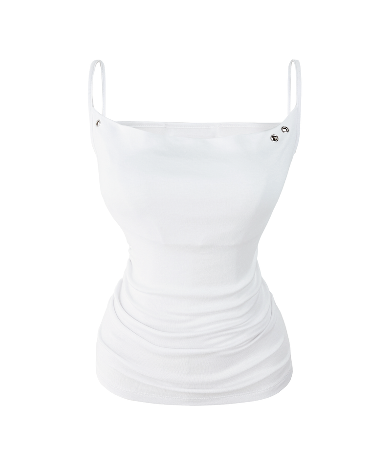 Kendall Eyelet Drape Top (2color)