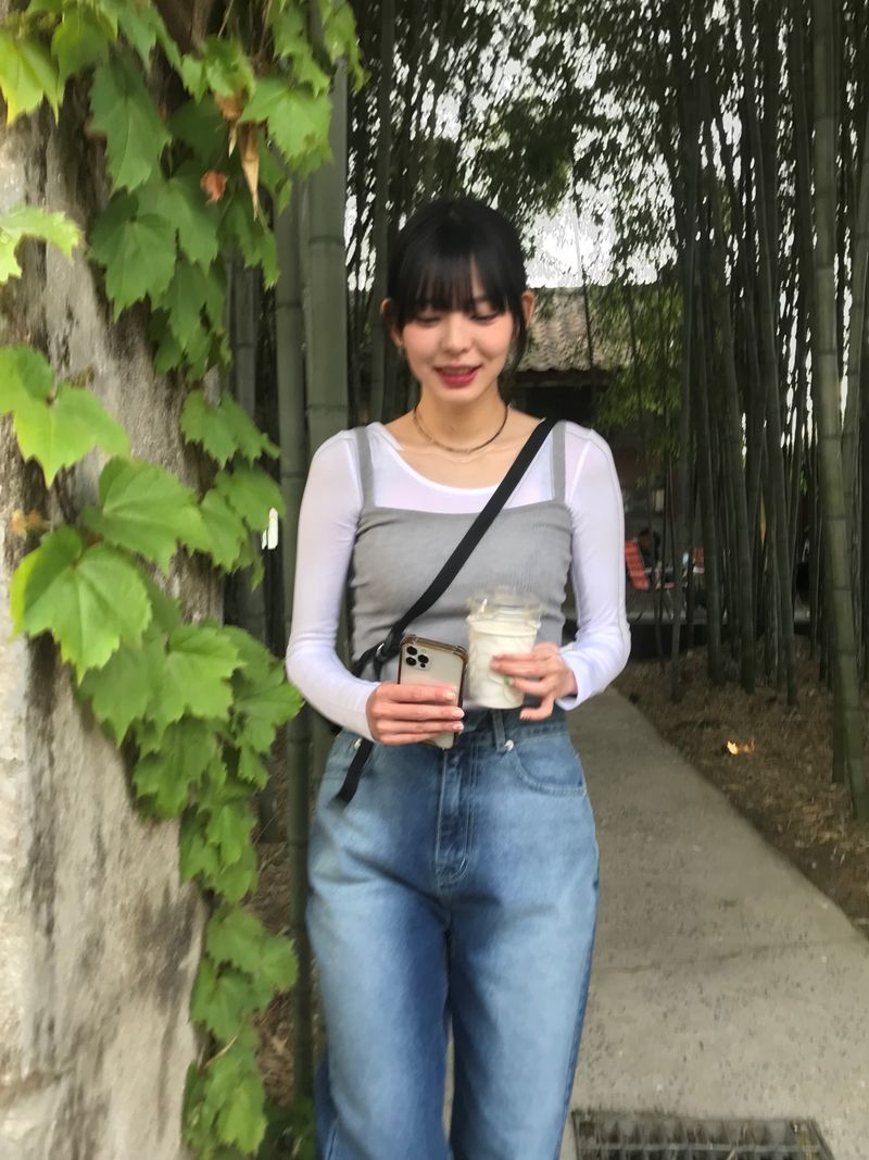 Slim layered shirring t