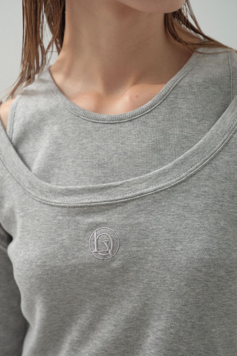 Twin Modal Layer Set_Melange Grey