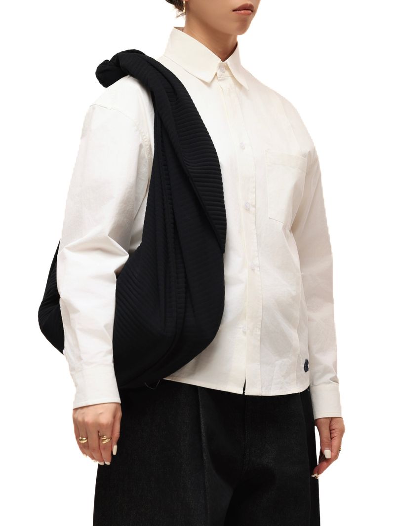 6CRAYON Pleated Adjustable Multi-Function Hobo Bag