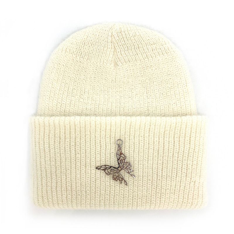 OTHER-worldly（アザーワールドリー）の「Butterfly Angora Beanie [Ivory]（Hats）」