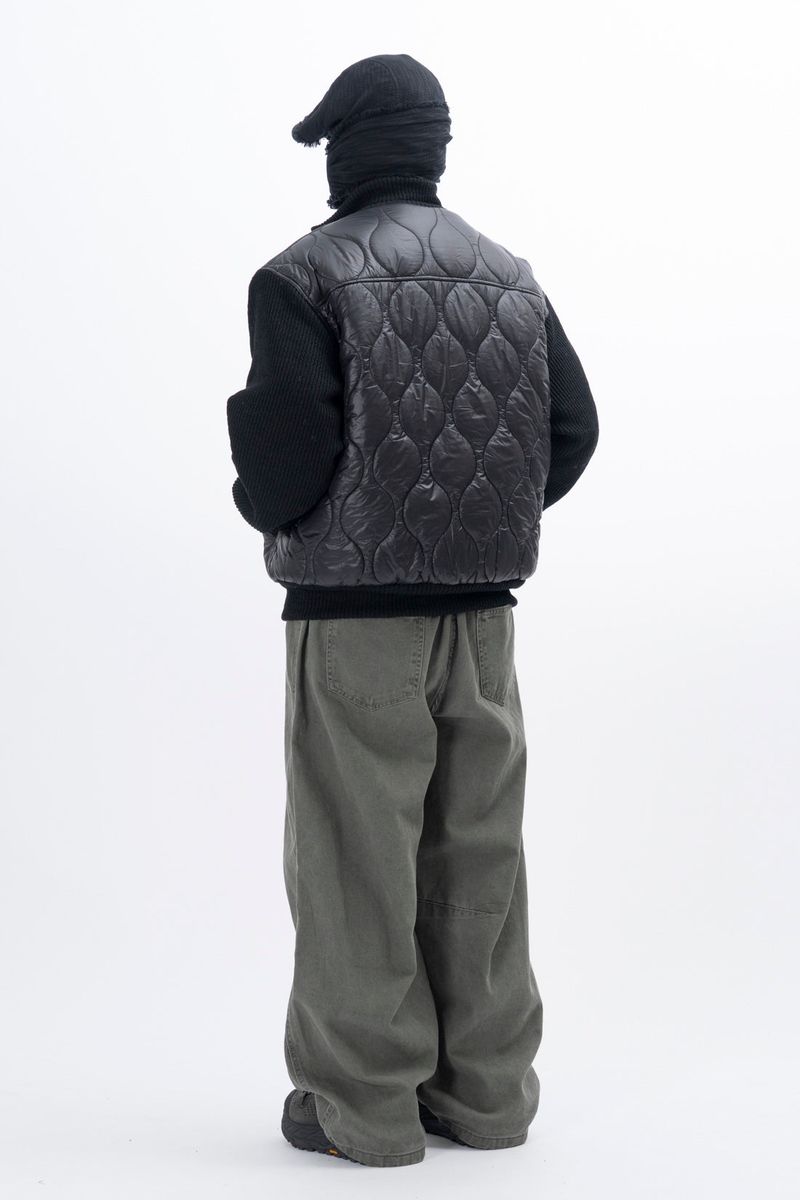 Turd knit Arm Padding Jumper