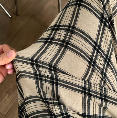 Kuiper Turkic Check Pattern Wide Fit Pants