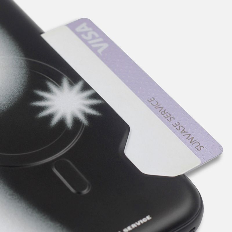 YIN YANG CASE_BLACK (magsafe card bumper)