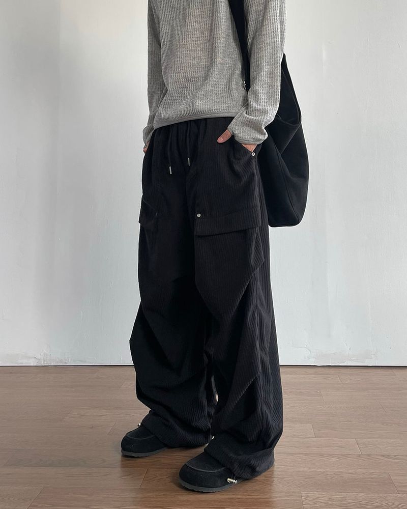Crip Rivet Corduroy Pants