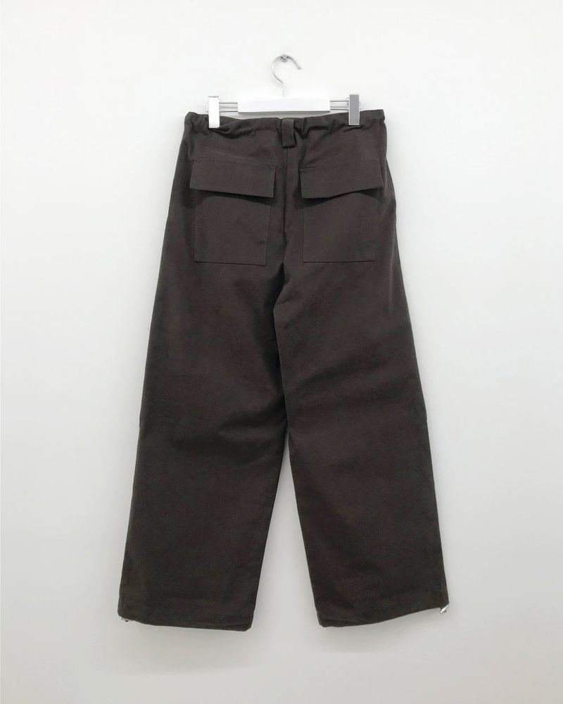 Peach Back Pocket String Pants (3 Colors)