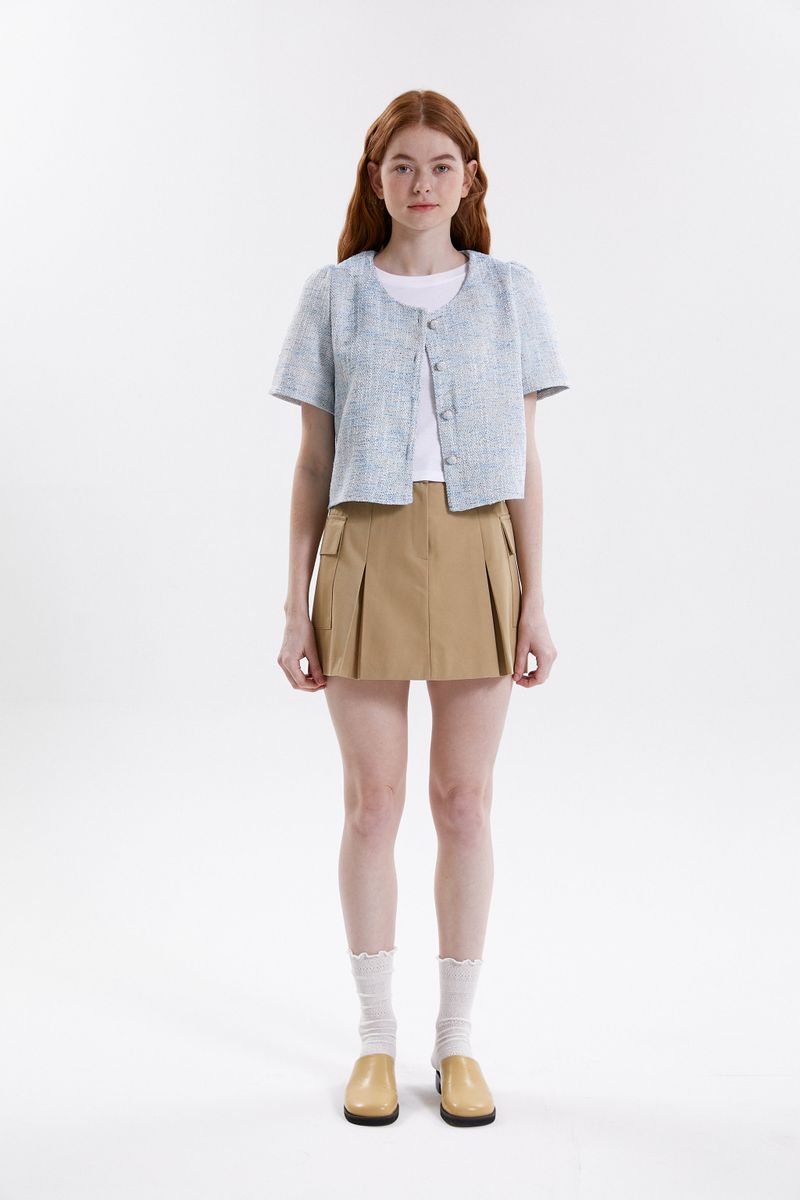 PINK PINEAPPLE（ピンクパイナップル）の「CHIC TWEED JACKET（Jackets/Outerwear）」
