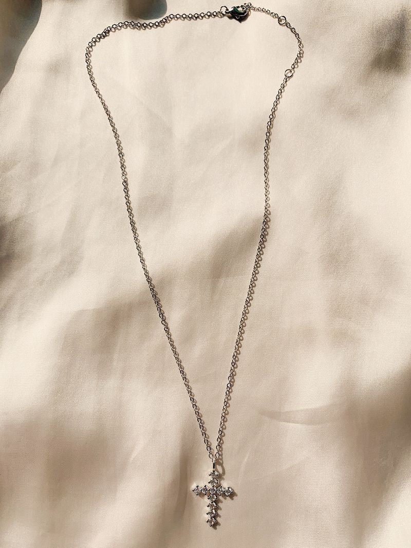 Gaia Cubic Cross Necklace
