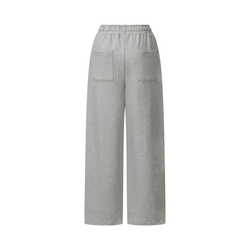 MOEN CROSS LEATHER PATCH SWEAT PANTS UNISEX (2Color)