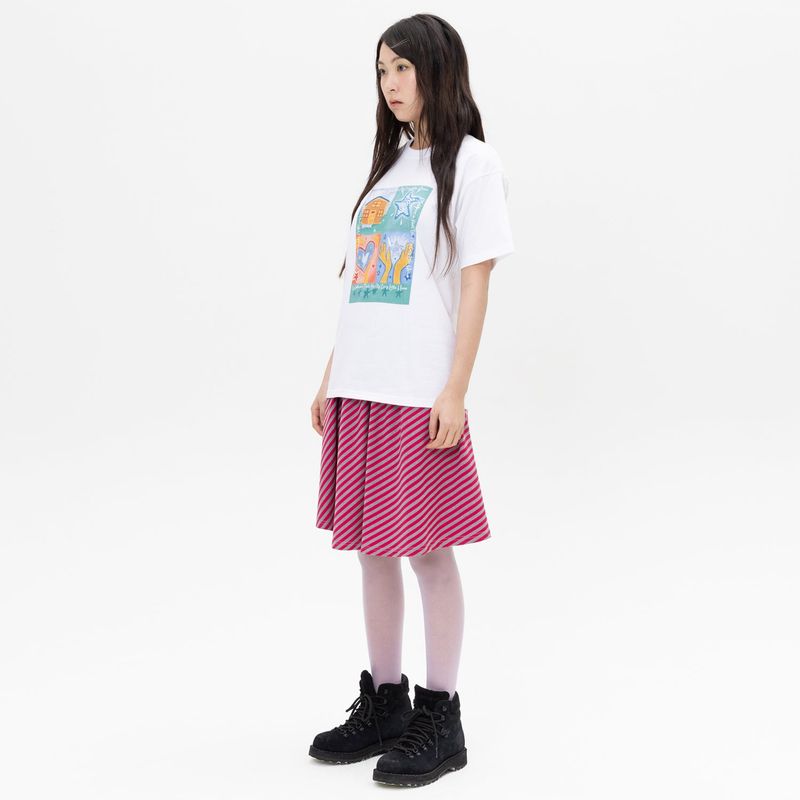 Twister Storybook Tee - White