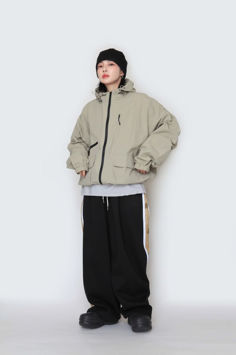 Pocket Hooded Windbreaker