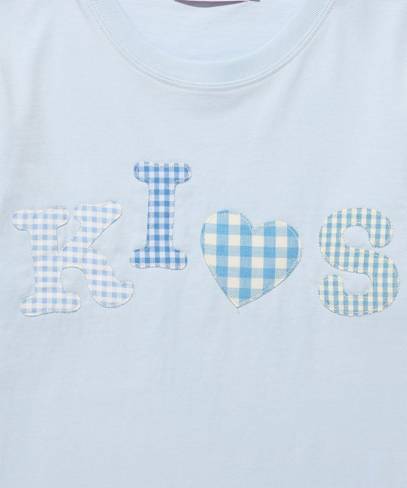 Bumpy Kiss Logo App Tee Blue (KIB6MFT503B)