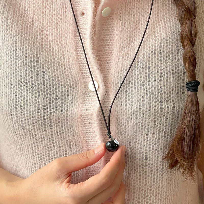blackberry apple necklace