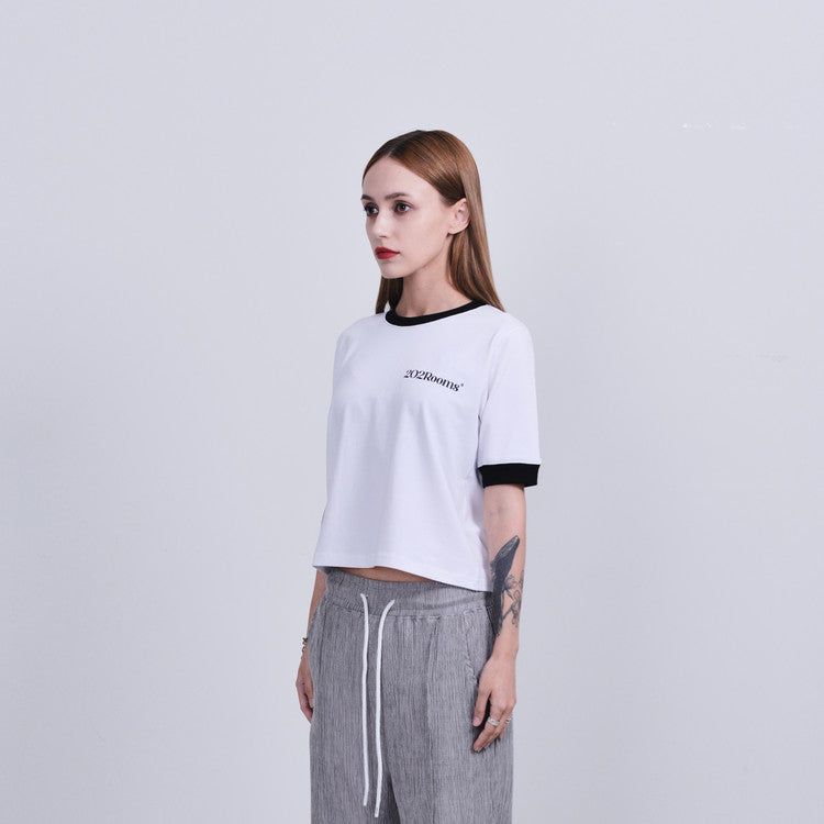 202rooms(イゴンイルルームズ)の「ringer t-shirt(Tops)」