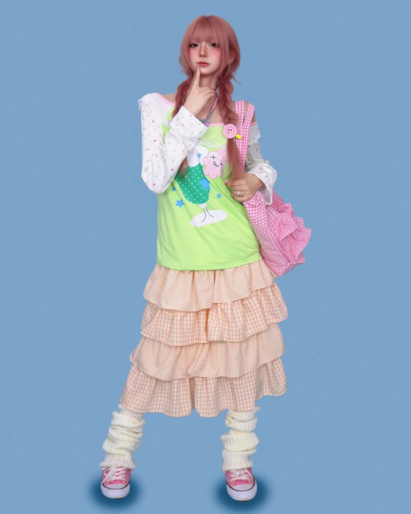 melon soda wide long T
