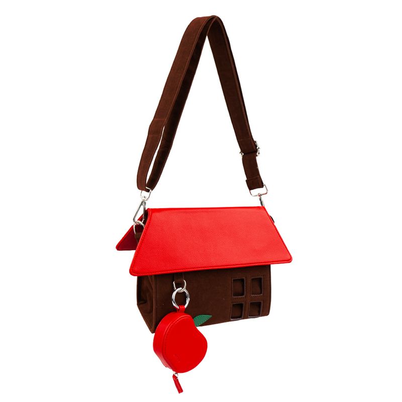 Mini Cottage Darling Shoulder Bag - Brown/Red
