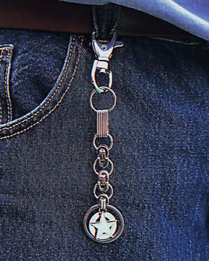 Star in 4 Hook Keychain