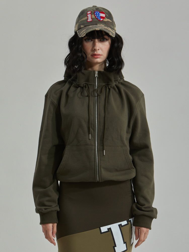 GATELESS（ゲートレス）の「LEADER ZIP-UP -KHAKI（Tops）」