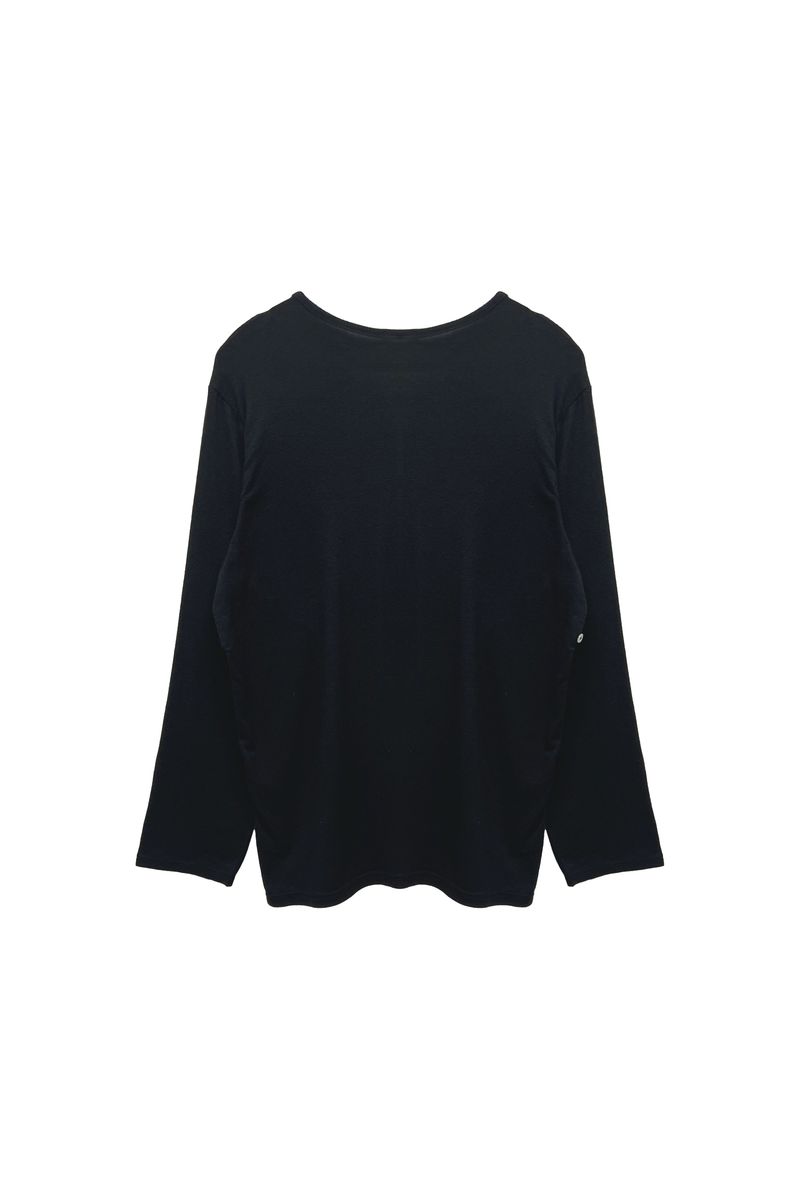 FAIRY WOOL LONG SLEEVE / BLACK