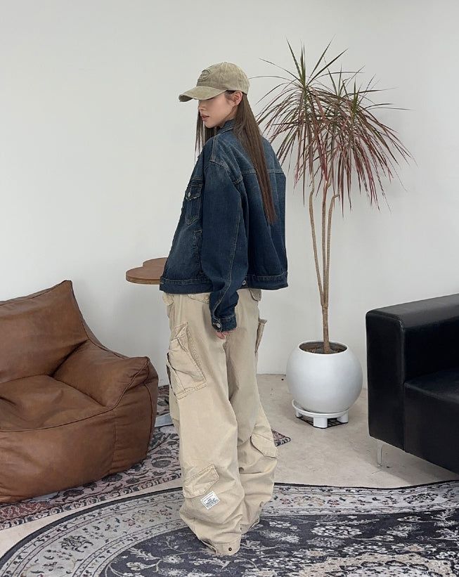 Bedin Crop Denim Jacket
