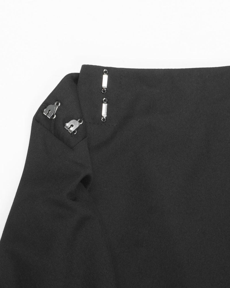  BUCKLE LAYER SKIRT
