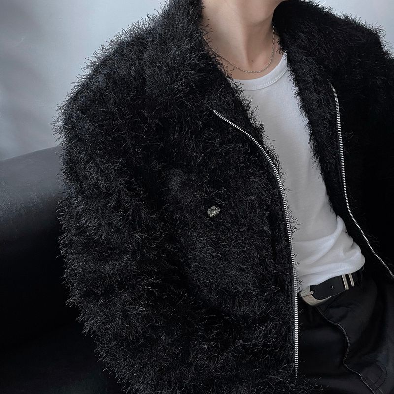 90's Fred Fur Zip-Up Jacket