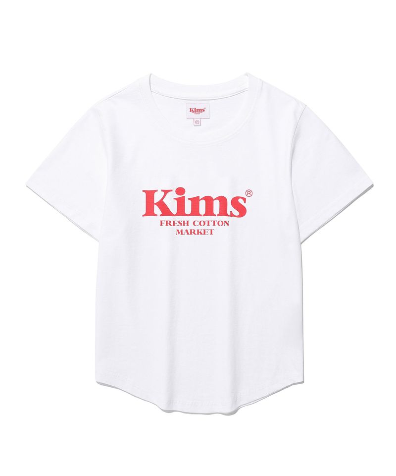Kims Fresh Cotton Market(キムス フレッシュ コットン マーケット)の「(Unisex) キムズバムロゴTシャツ(トップス)」
