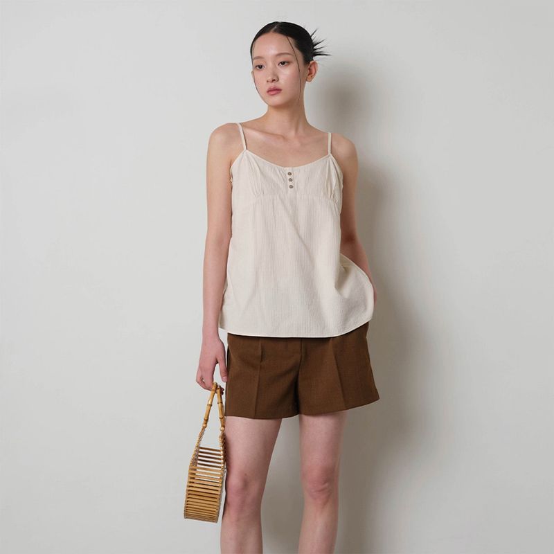 Loventina（ラヴェンティナ）の「Day Essential Shorts_Brown（Pants）」
