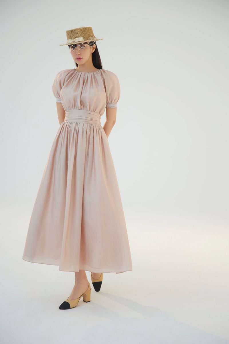 NO.4 DRESS - NUDE BEIGE