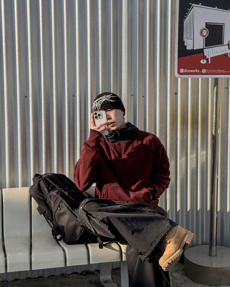 SERNIC Hooded Fleece Warmer Anorak