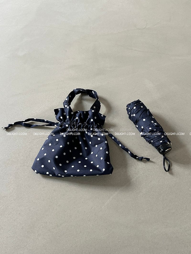 Pouch Bag Set Dotted Spots 5-tier Yangsan&Umbrella