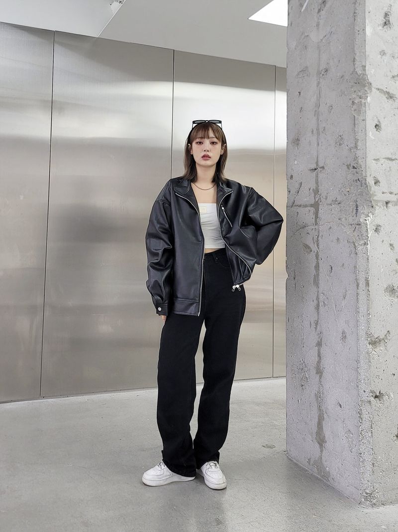 VENTIQUE(ベンティーク)の「VENTIQUE Two Way Leather Tricker JK(Jackets/Outerwear)」