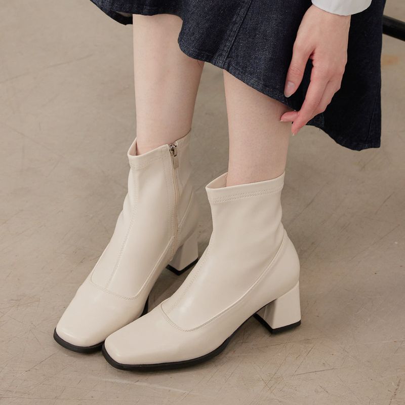 Messina Span Socks Ankle Boots_B217_3colors_5.5cm
