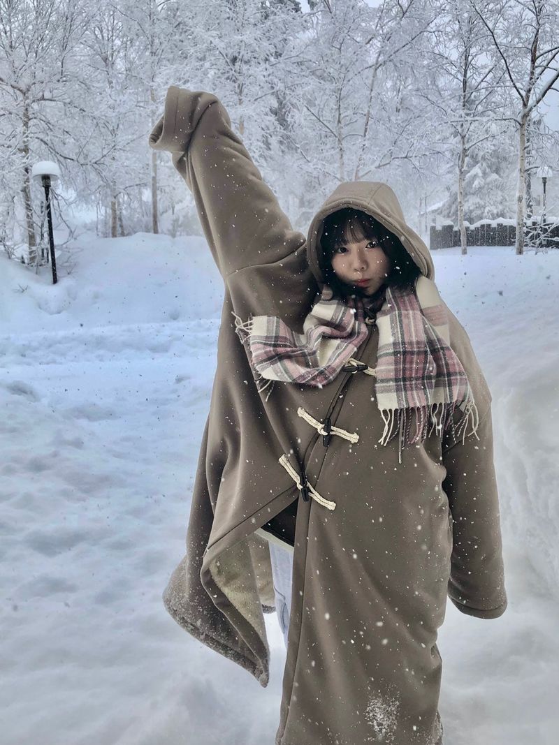 Aomori hood duffle coat