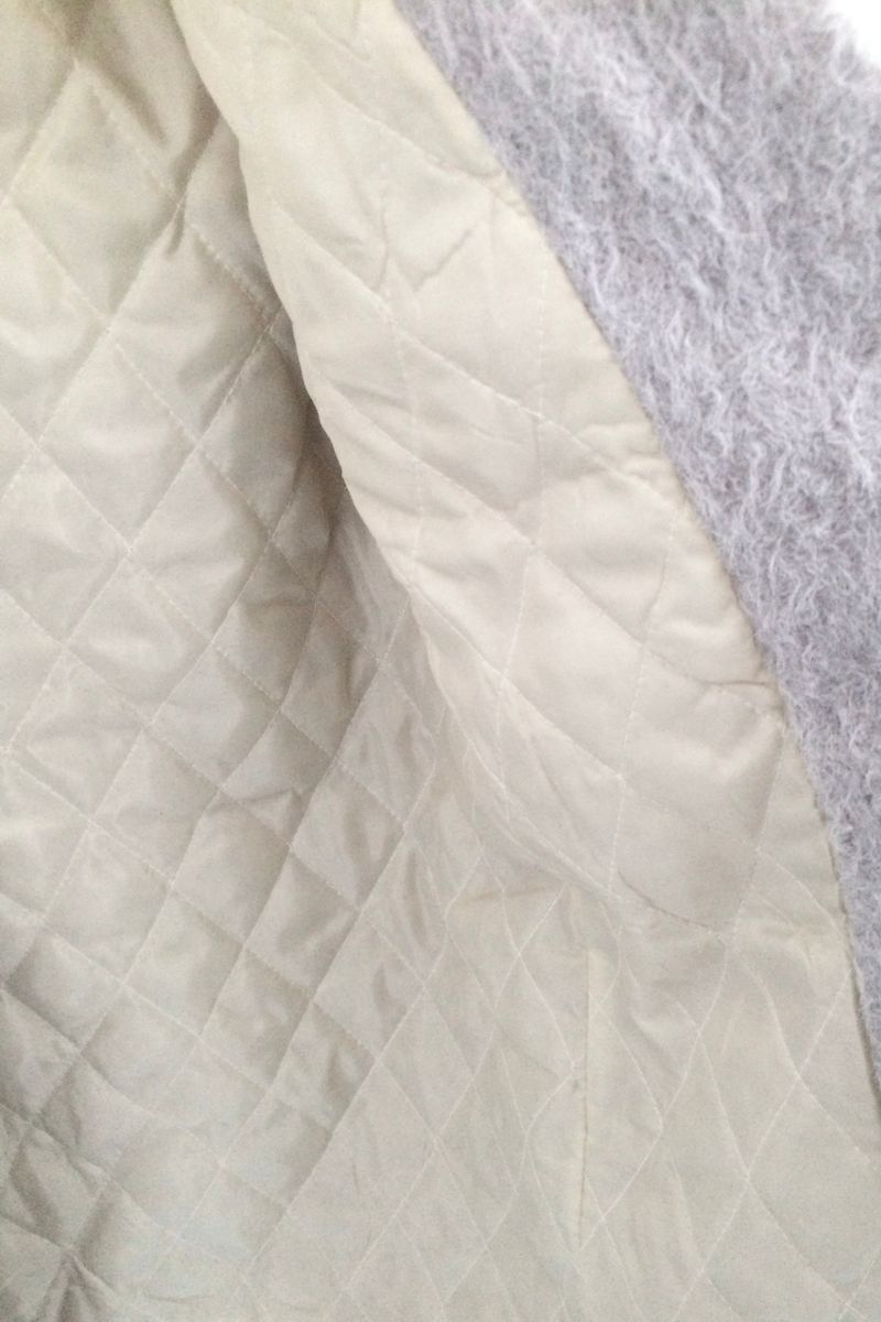 Hairy cream jacket