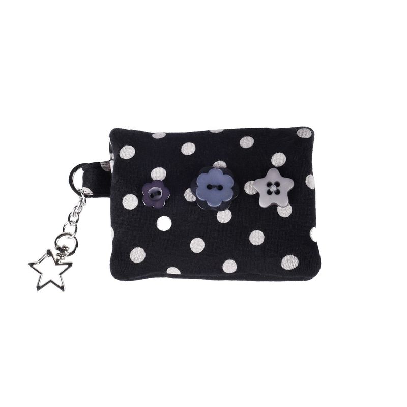 Dot button wallet_black