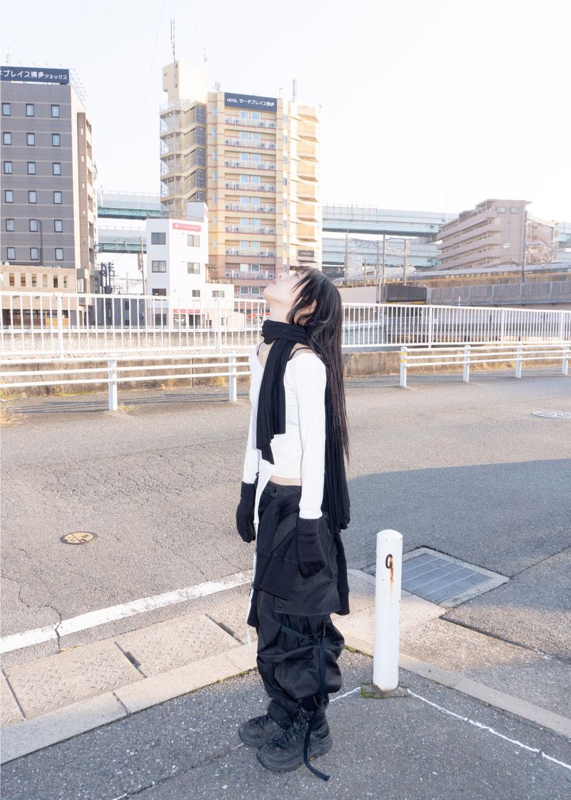 ストラップワイドカーゴパンツ