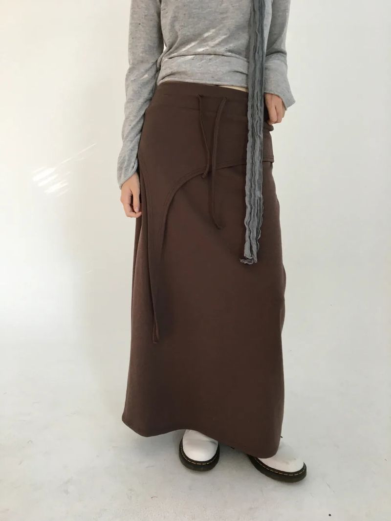 Lirit Layered Long Skirt (2color)