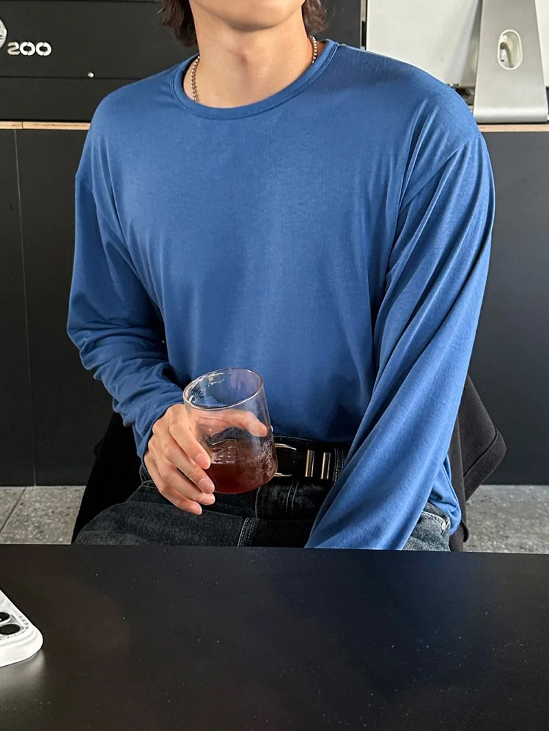 lemenne（ルメンヌ）の「[1+1] LMN エッセンシャルコンフォートコットン長袖Tシャツ (9 colors)（トップス）」