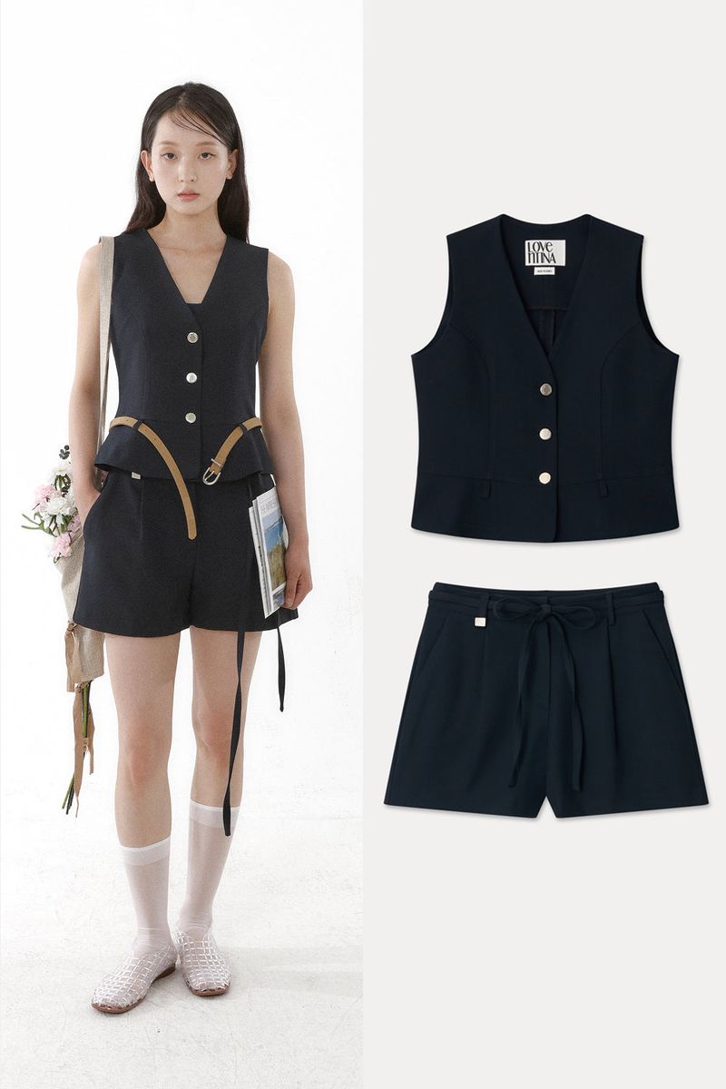 Loventina（ラヴェンティナ）の「[SET-UP] TAILORED VEST SET（Setup）」