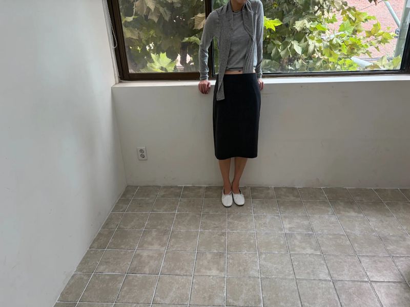 low rise midi skirt