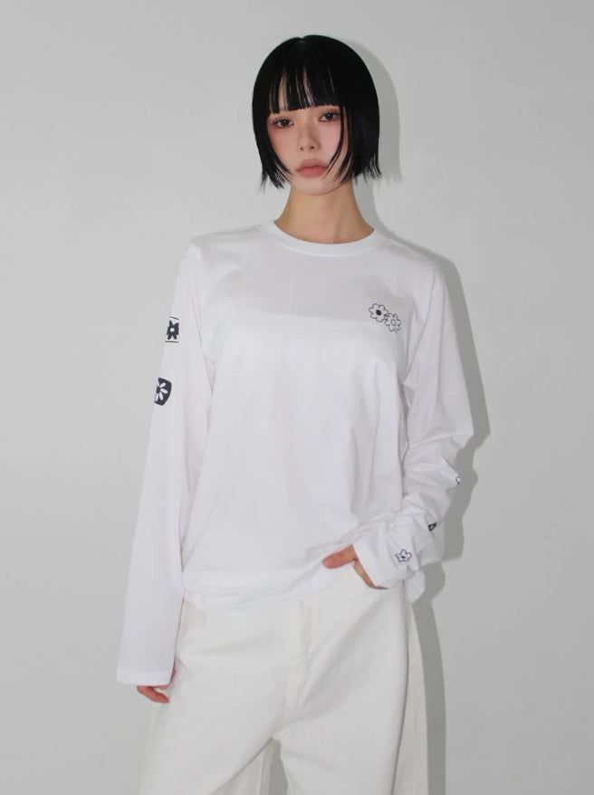 MINI FLOWER LONG SLEEVE